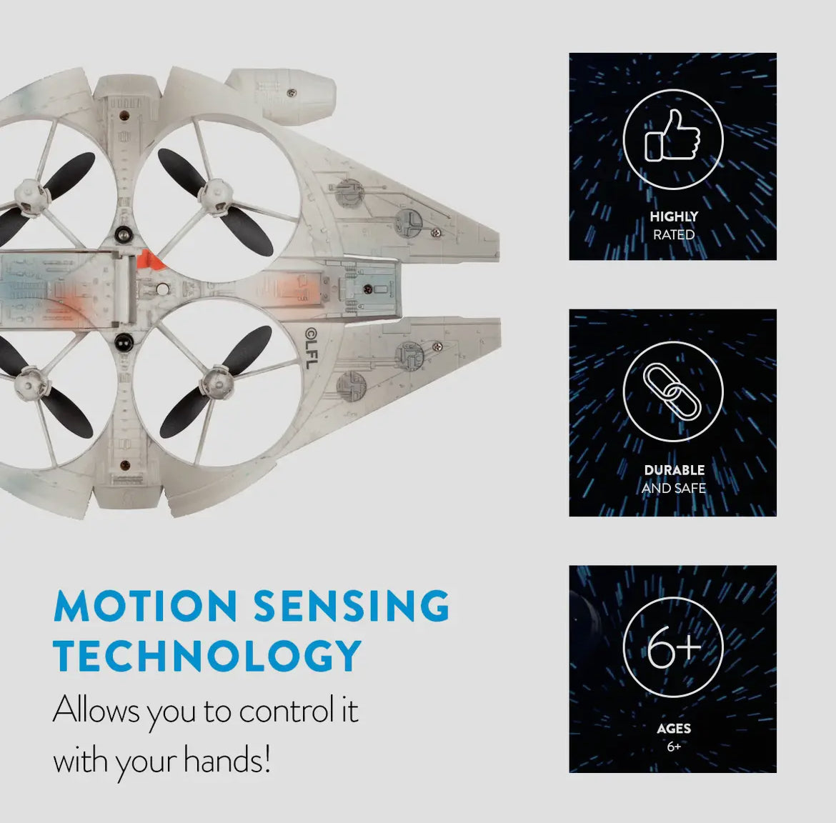Star Wars Millennium Falcon Motion Sensing Drone