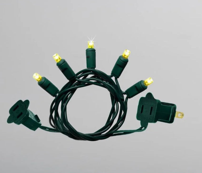 5MM Warm White Twinkle 50L 6in