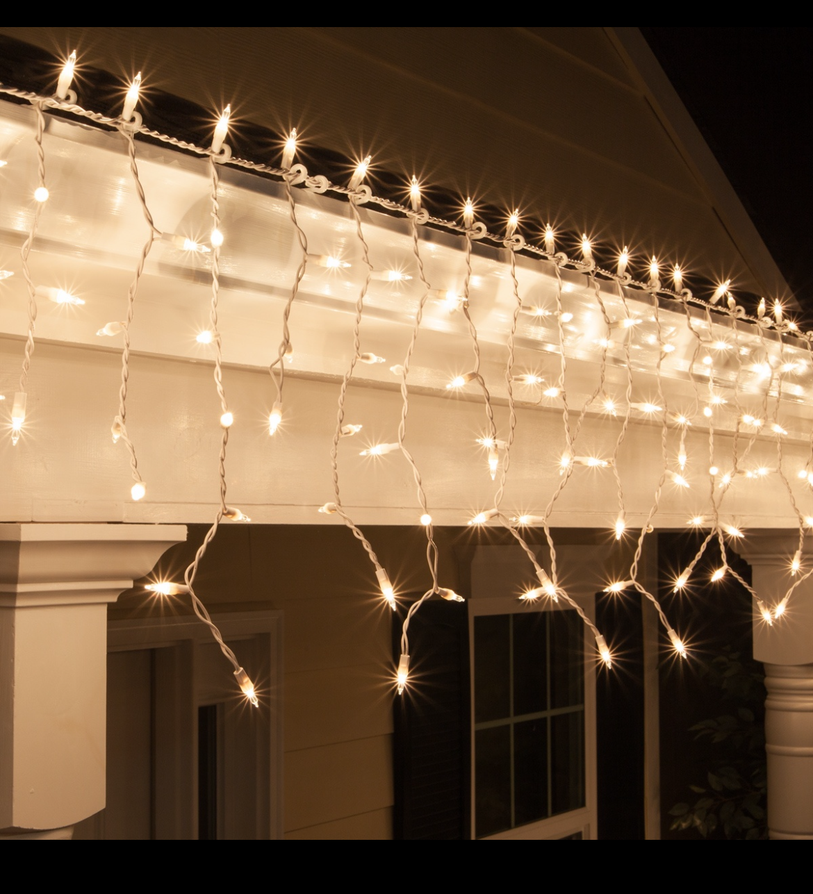 String Icicle 9.5ft Warm White
