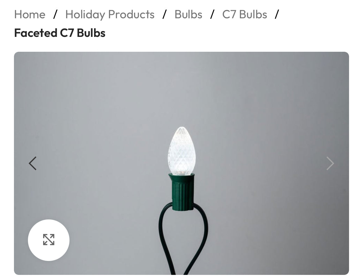 Glitzer C9 Pure White