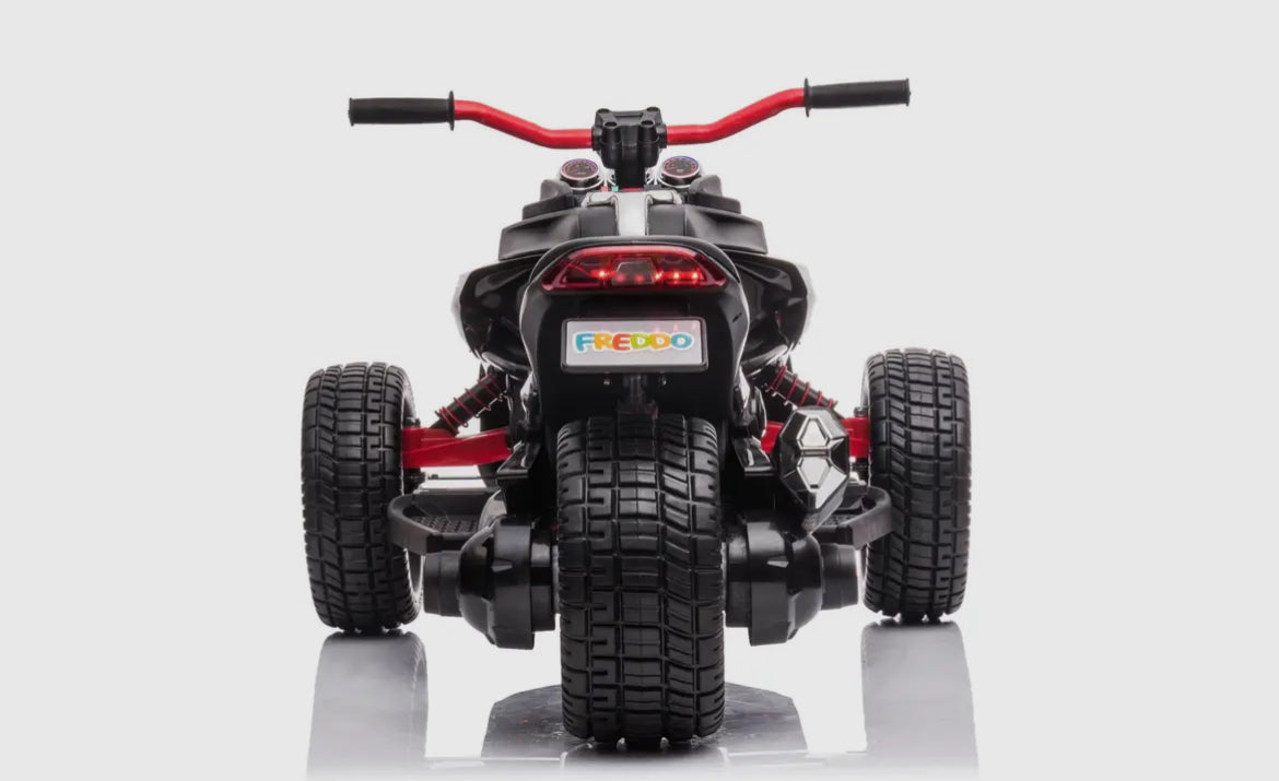 24 volt spider 2 seater Ride-on 3 wheel motorcycle.