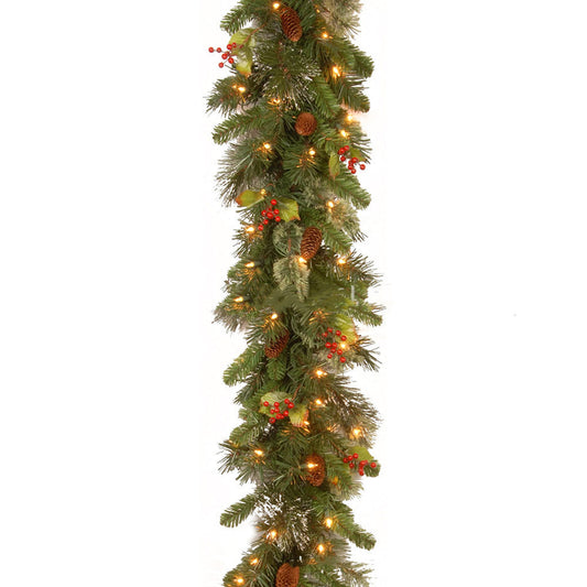 PVC Christmas Tree with lush green branches — installed by A Stuart’s Christmas for home and restaurant décor.