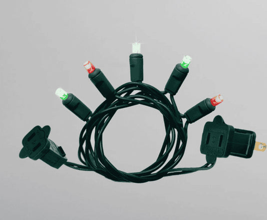 Candy Cane 5MM Pure White/Red 50L 6in 25ft