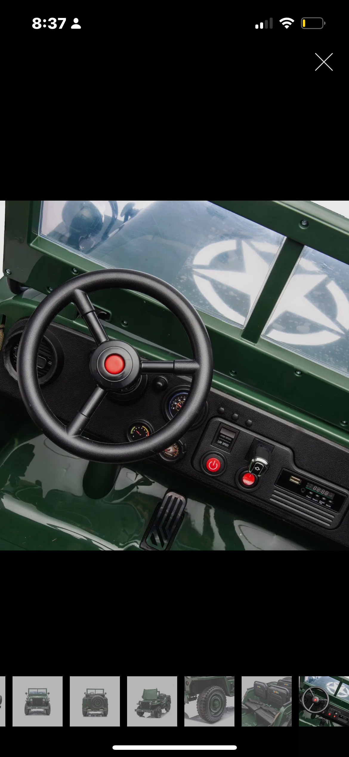 24 volt military jeep