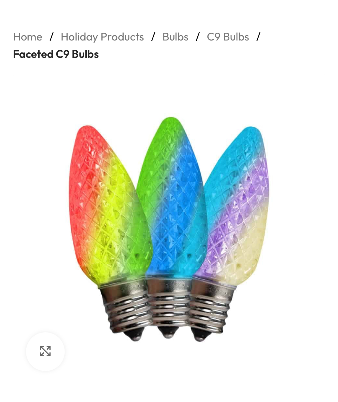C9 LED Bulb Sparkle RGBWW