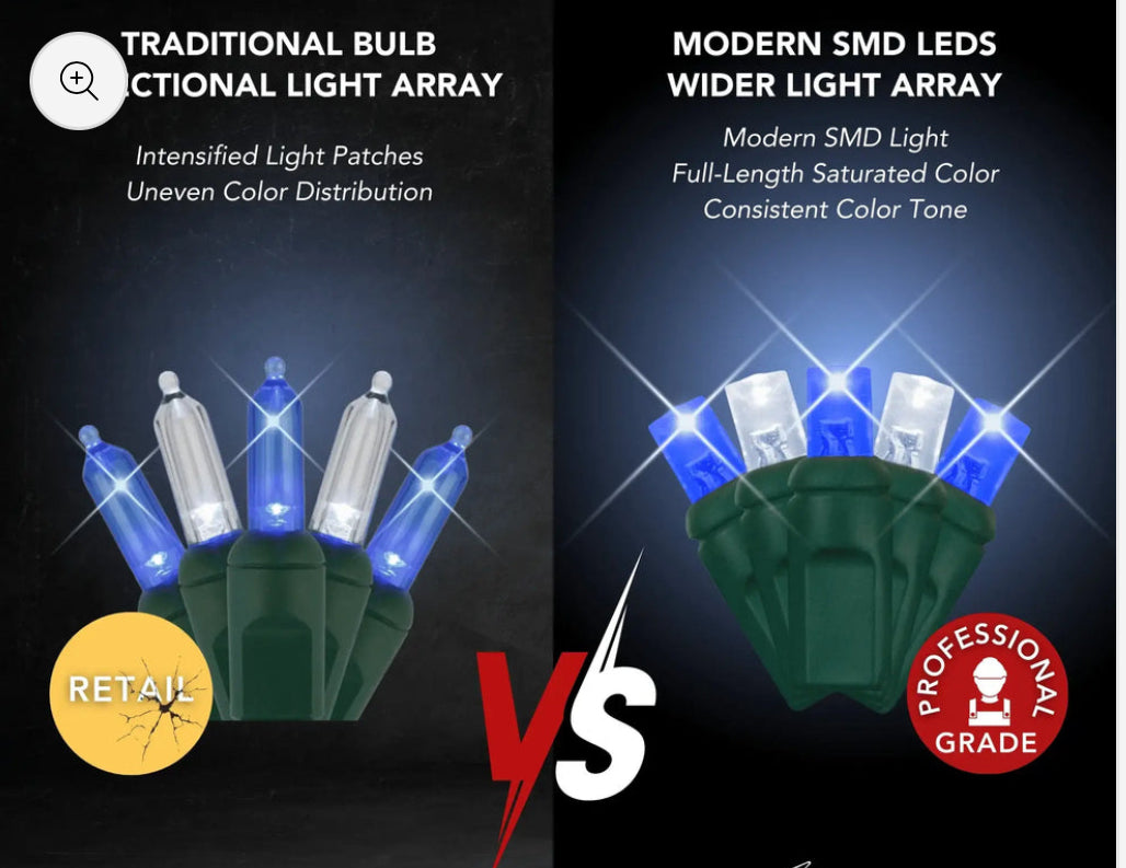 Frozen 5MM Pure White/Blue 50L 6in 25ft