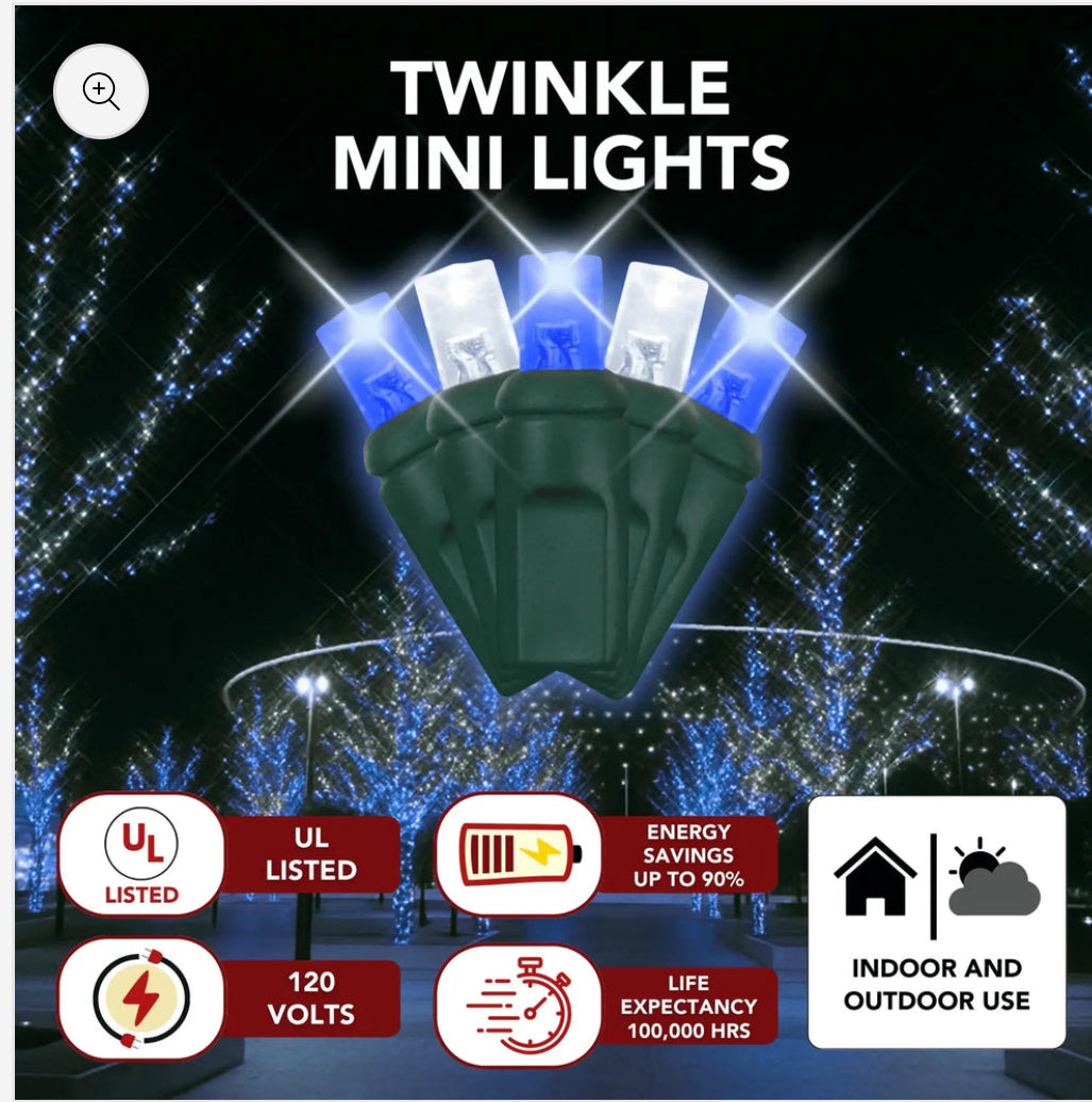 Frozen 5MM Pure White/Blue 50L 6in 25ft