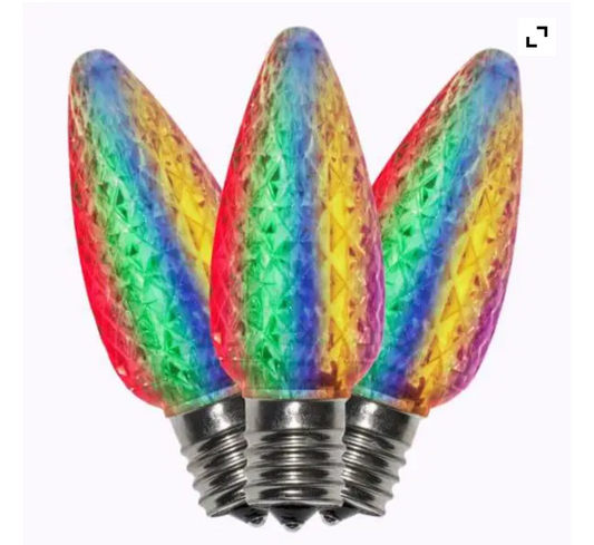 C9 LED Bulb Sparkle RGB