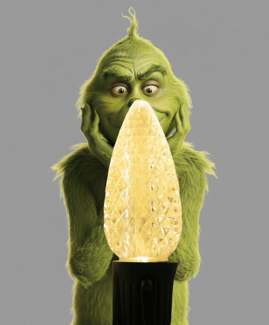 C9 Sun Warm White Twinkle Faceted