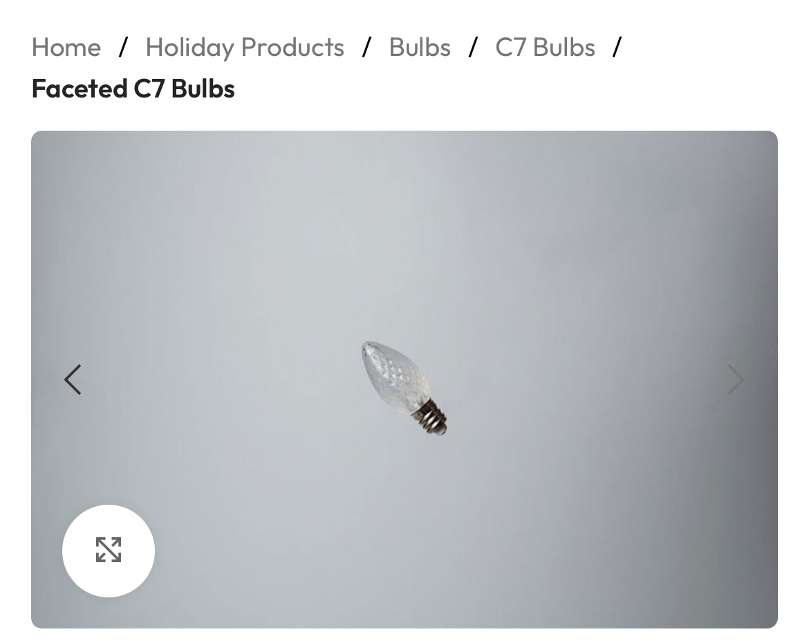 Glitzer C9 Pure White